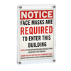 Azar Displays Standoff Sign Holder Frame Display, Graphic Size: 22" X 28" 105531